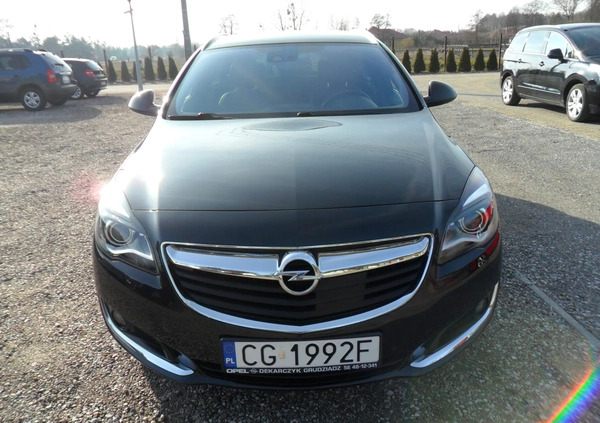 Opel Insignia cena 46900 przebieg: 130000, rok produkcji 2016 z Grudziądz małe 137